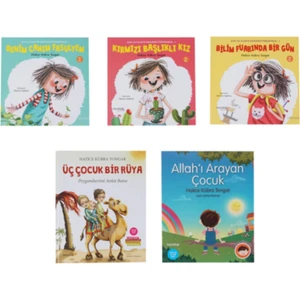 Allah'ı Arayan Çocuk - Üç Çocuk Bir Rüya - Kırmızı Başlıklı Kız - 5 Kitap