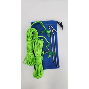 Rainbow Hamak 20 Metre  Polyester ip - 4 mm + 6 Ad Gergi Aparatı +2 Ad Çadır Kazığı +Taşıma Çantası