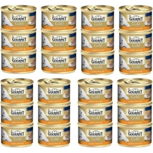 Gold Kıyılmış Hindili Yaş Kedi Maması 85GRX24ADET