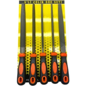8''inç 5 Parça Çelik Eğe Seti