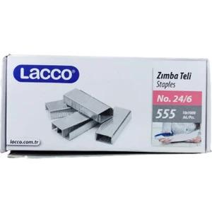 No:24/6 Lacco 555 Zımba Teli 1000 Adet Zımba Teli