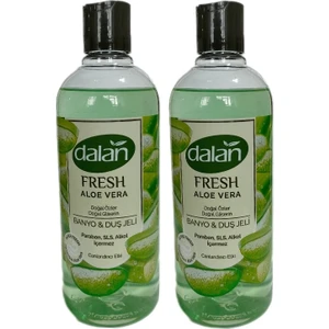 Fresh Doğal Çiçek Özleri Doğal Gliserin Duş Jeli Aloe Vera Kokulu Canlandırıcı Etki 2 Adet x 500 ml