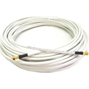 Gold Uydu Çanak Anten Kablosu 10 Metre Beyaz Kablo