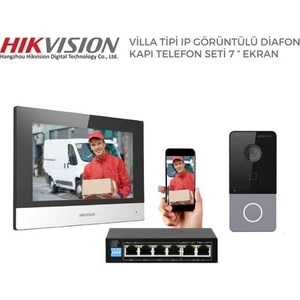 Silver Seri Villa Tipi IP Görüntülü Diafon Kapı Seti – Güvenlik ve Konforun Buluşması