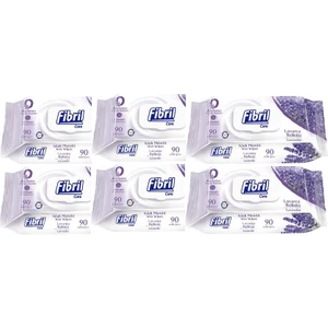 Baby Islak Havlu Mendil 90 Yaprak Lavanta Kapaklı 6 Lı Set 540 Yaprak
