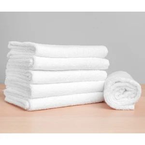 Beyaz Otel Havlusu 210 gr 6'lı Set El El-Yüz-Baş Havlusu