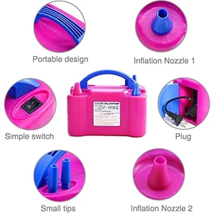 Balon Şişirme Makinesi Aleti Elektirikli Pompa Fişli Balon Şişirme Hızlı Balon Şişirme Makinesi