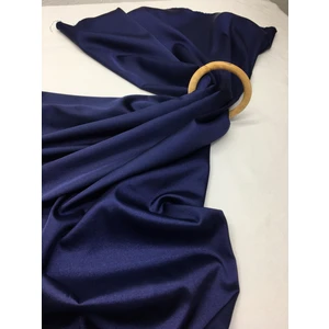 Yiğit Kumaş Lacivert Saten Kumaş Dökümlü