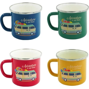 Retro Emaye Kupa Bardak 330 cc [karavan]