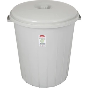 Kapaklı Yuvarlak Plastik Büyük Boy Çöp Kovası Su Et Kovası 50 Lt.