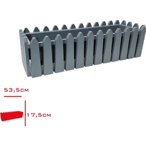 Ceren Plastik Hak Sedef Cıt Saksı 9 Lt HP - 386