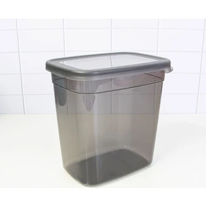 Şık Yeni Nesil Saklama Kabı 1,85 Lt Dikdörtgen Antrasit