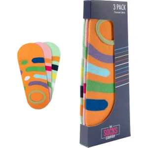 The Socks Company 3 Çift Özel Kutulu Kadın Görünmez Çorap