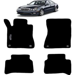 Mercedes E Serisi W211 2003-2009 Halı Paspas Siyah