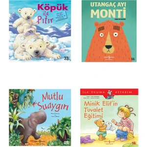 Köpük ile Pıtır-İlk Okuma Kitaplarım +Utangaç Ayı Monti+Mutlu Suaygırı+Minik Elif'in Tuvalet Eğitimi