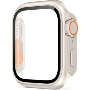 Apple Watch 44MM Watch Ultra Görünümlü Kasa Dönüştürücü Ekran Koruyucu 25