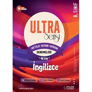Palme Yayıncılık 8. Sınıf Ultra Serisi Ingilizce Denemeleri