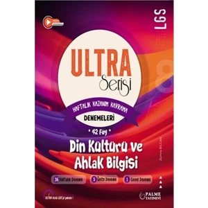 Palme Yayıncılık 8. Sınıf Ultra Serisi Din Kültürü ve Ahlak Bilgisi Denemeleri