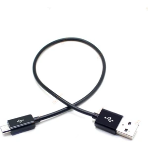 Micro USB Girişli 2.0A Hızlı Şarj ve Data Kablosu - Siyah - 30CM