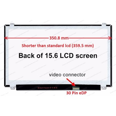 NT156WHM-N45 V8.0 15.6" LED LCD Laptop Screen Replacement – HD Display With 30-pin Connector 7 thumbnail image