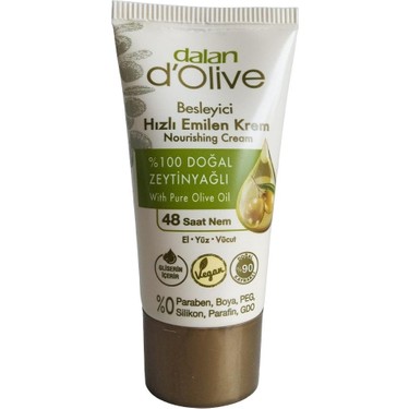 dalan D'olive Bakım Kremi Besleyici Hızlı Emilen 20 Ml