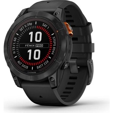 Garmin Fenix 7 Pro Solar Edition Slate Gri-Siyah (Garmin Fiyatı