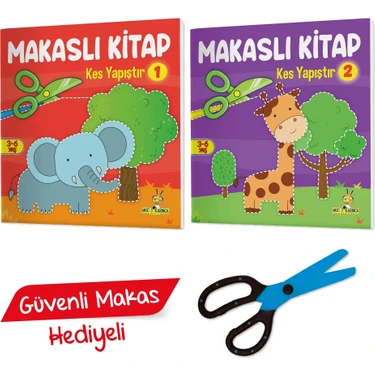 Yükselen Zeka Kes Yapıştır Makaslı Set Makas