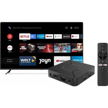 FS1PRO Teknoloji Q1 Pro 4K Ultra HD Lisanslı Android TV Box / Full Paket Yayın Hediyeli - Media