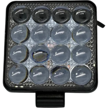 Hubstein Off Road Beyaz Işık Sis Farı Lambası 16 LED Kare