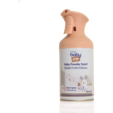 Baby Me Bebek Pudra Kokulu Oda Spreyi 250 ml – Ev ve Ofiste Uzun Süre Kalıcı Ferah ve Yumuşak