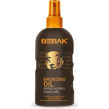 Bebak Bronzlaştırıcı Yağ 0 Spf 150