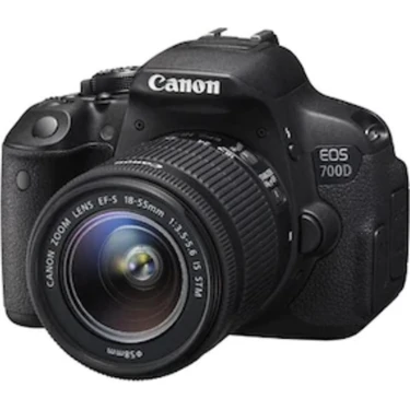 Canon 700 D 18-55 Is Stm DSLR Fotoğraf Makinesi 3840 x 2160 Fotoğraf Çözünürlüğü 22.3 x 14.9 mm