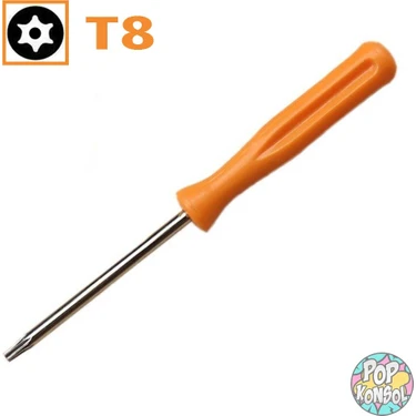 T8 Torx Uçlu Tornavida PS3 PS4 PS5 XBOX 360 XBOX One Tamir T8 Tork Tornavida Delikli Yedek