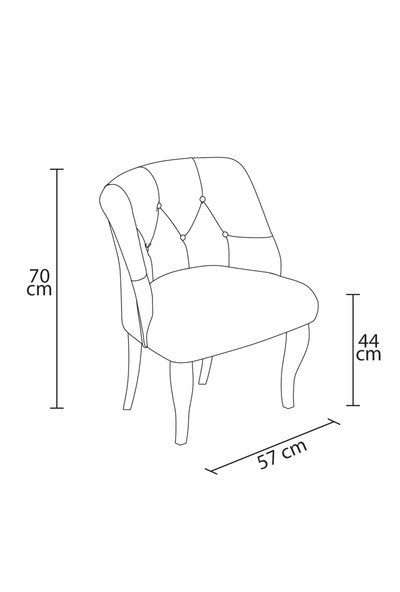 Gadahome Çay Seti Koltuk Takımı, Salon Balkon Takımı(2+1+1 Ceviz Ayak)