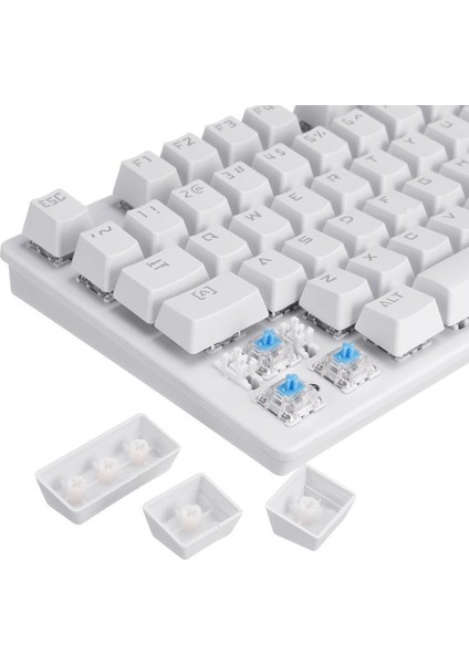 Leaven K550 Kablolu 87 Tuşlu Rgb Türkçe Karakterli Mekanik Klavye fırsatları