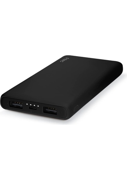 2BB135S Powerslim S Taşınabilir Şarj Al / Powerbank, 10.000 Mah, Siyah