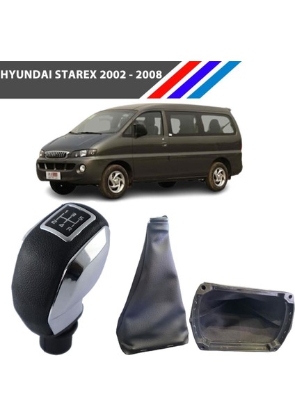 - Hyundai Starex Spor Vites Topuzu Parlak Kapak Detaylı ve Körüğü Takım 2002-2008