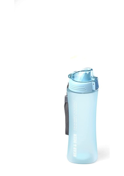 Bear&deer Buzlu Mavi Otomatik Kapak Detoks Filtreli Matara 660 ml - MT0025-01