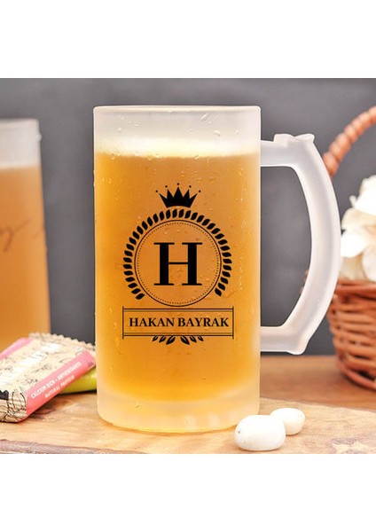 Bira Severlere Hediyelik Isimli Bira Kadehi