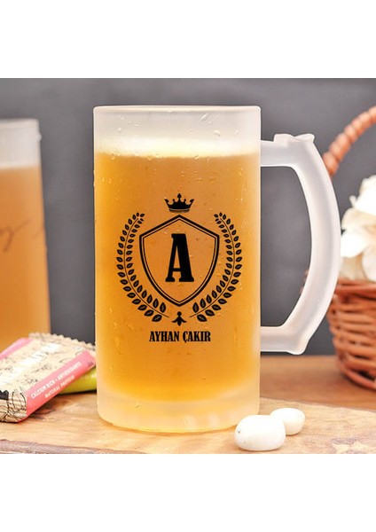Kişiye Özel Tasarım Hediyelik Bira Kadehi