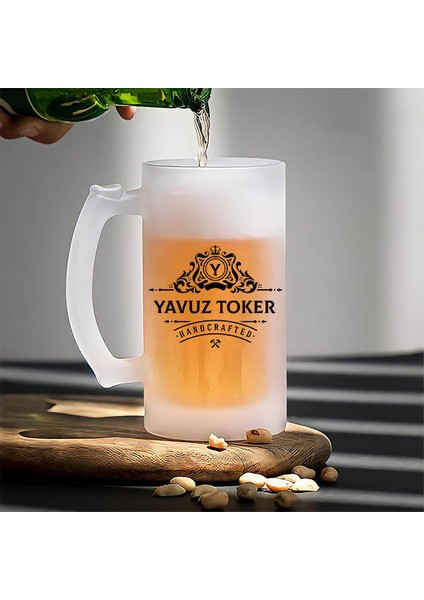 Kişiye Özel Hediyelik Isimli Bira Bardağı