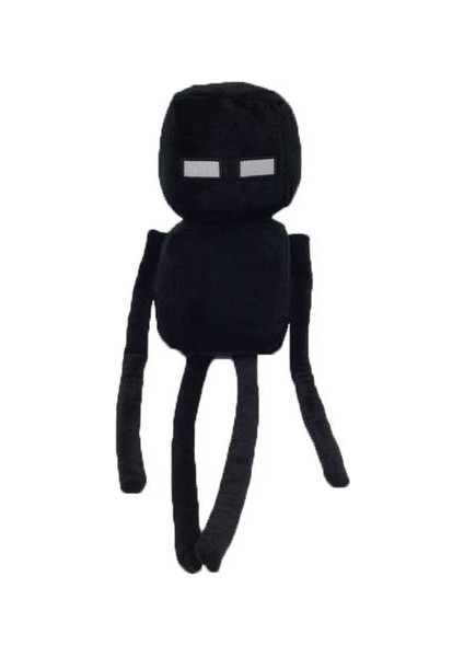 (Siyah DOLL-45CM) Minecraft Creeper Enderman Peluş Oyuncak Piksel Bebek (Yurt Dışından)