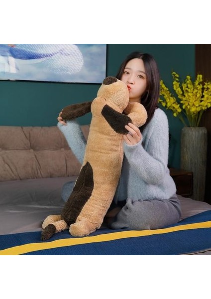 70 cm Dev Güzel Yumuşak Aşağı Pamuk Köpek Peluş Yastık Bebek Dolması Pet Bebek Bebek Uyku Yastık Kız Arkadaşı Için Eşlik Hediye | Doldurulmuş & Amp;peluş Hayvanlar (Kahverengi) (Yurt Dışından)