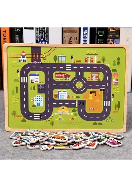 Ahşap Manyetik Bulmaca Sahneleri Oyunu Çocuk Bebek Erken Eğitim Öğrenme Oyuncaklar Yapboz Çocuklar Için Yapboz | Bulmacalar (Yurt Dışından) fiyatları