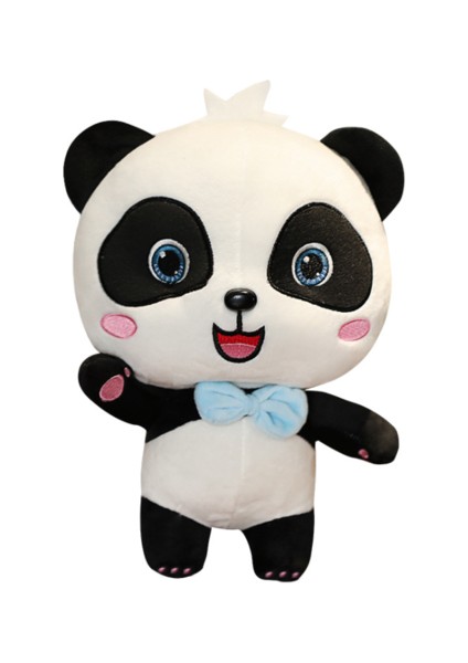 30 cm Peluş Oyuncaklar Hayvan Bebek Kawai Plushie Doğum Günü Hediyesi Yumuşak Komik Peluch Bebekler Panda Yastıklar Kanepe Ev Flik Mavi Smiley | Doldurulmuş & Amp;peluş Hayvanlar (Yurt Dışından)