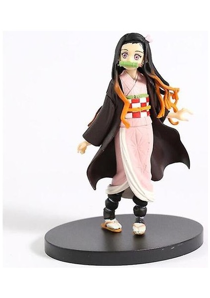 Anime Demon Slayer Şekil Kamado Tanjirou Nezuko Aksiyon Figürleri Pvc Model Oyuncaklar (Nezuko) (Yurt Dışından)