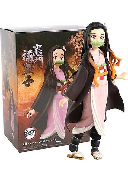 Anime Demon Slayer Şekil Kamado Tanjirou Nezuko Aksiyon Figürleri Pvc Model Oyuncaklar (Nezuko) (Yurt Dışından)