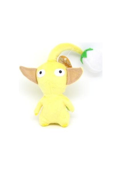 (Sarı-Tomurcuk) Pikmin Sarı Kırmızı Mavi Mor Peluş Yumuşak Oyuncaklar (Yurt Dışından)