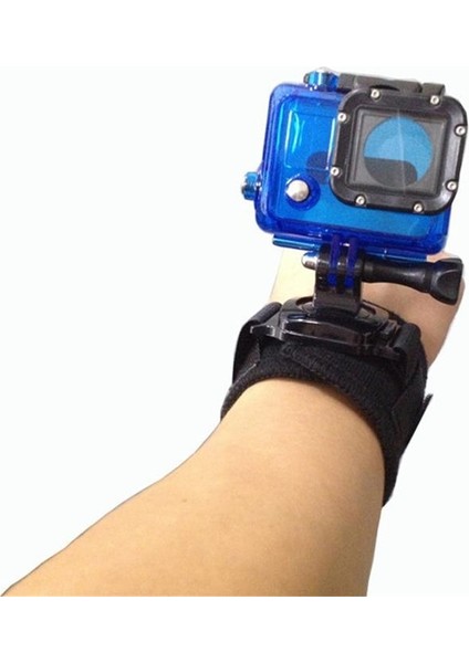 GP155 Gopro Eken Aksiyon Kamera 360 Derece Bileklik Kayış Aparatı