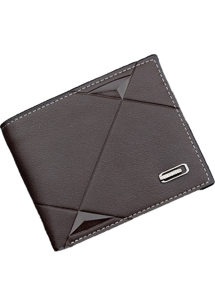 Erkek Cüzdan Kısa Çoklu Kart Yuvaları Moda Gündelik Cüzdan Erkek Gençlik Ince Kesit %30 Indirim Yatay Yumuşak Cüzdan (Yurt Dışından)
